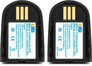 2pcs 82742-01 204755-01 Replacement Battery for Plantronics Savi W740 W02 W745 W720 W440 W445 WH500 CS540XD WH500A W440-M W740-M C054A C074,PN:84598-01 86507-01 Wireless Headsets Headphones Repair.