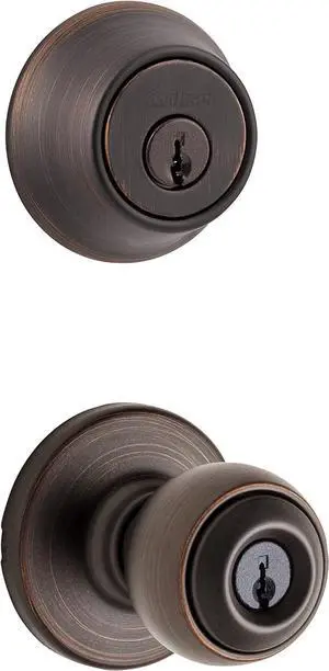 KWIKSET 690P 11P CP K6 Venetian Bronze Polo Combo Pack Lockset, Model: 96900-333