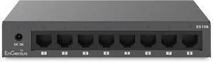 EnGenius 8-Port Gigabit Unmanaged Switch (ES108) | 5X GE Ports high-Speed Connections | Plug and Play | fanless Silent Operation | IEEE 802.3az Energy Effiecient