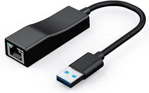 Smays Ethernet Adapter Compatible with Xiaomi Mi 3c TV Box - 3.0 USB A RJ45 Network