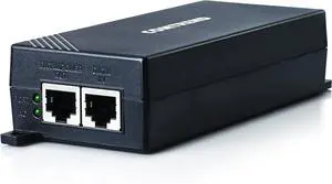 Comtrend PoE-9211 Gigabit Power Over Ethernet Plus Injector - Gaming-Optimized, Converts Non-PoE to PoE+ or PoE, 15.4W or 30W, 100M (328ft) Range, 802.11at Support, High Speed & Easy Setup