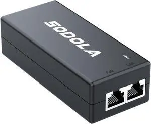 2.5Gb PoE Injector,30W Power Over Ethernet PoE Injector Adapter, Convert Non-PoE to PoE Adapter 10/100/1000/2.5G RJ-45, 802.3 af/at, Plug&Play up to 100 Meters (325 Feet)