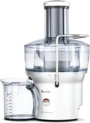 Breville BJE200XL Juice Fountain Compact Centrifugal Machine, 25 oz, Silver