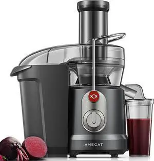 Juicer Machines, 1300W Peak Power Centrifugal Juice Extractor Machine with 3.2" Wide Mouth for Whole Fruits and Vegetables, 2-Speed Fruit Juicer, High Juice Yield, Easy to Clean, BPA-Free