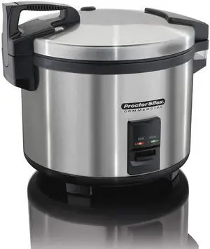 37560R Rice Cooker/Warmer, 60 Cups Cooked Rice Capacity, Nonstick Inner Pot, Hinged Lid, Stainless Steel Housing, Conforms to NSF 37560R Rice Cooker/Warmer, 60 Cups Cooked Rice Capacity, Nonstick Inner Pot, Hinged Lid, Stainless Steel Housing, Conforms to NSF