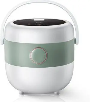 Bear Rice Cooker 3 Cups (Uncooked), 3D Heating and Fuzzy Logic, Healthy Nonstick Small Rice Cooker, PFAS-Free, Touch-Screen, for White/Brown Rice Quinoa Oatmeal Soup