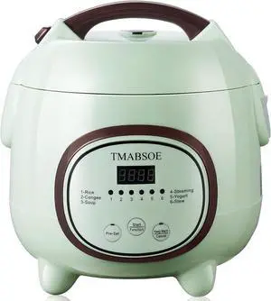 Rice Cooker 6 Cup (Cooked), Small Rice Cooker with 6 Cooking modes,24-Hr Delay Timer and Auto Keep Warm Function, Non-Stick Inner Pot,1.6L Suitable For 1-3 People