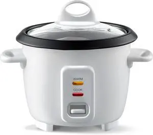 Mishcdea Mini rice cooker Uncooked), Electric Rice Cooker Small with Removable Nonstick Pot & Food Steamer, 12H Automatic Keep Warm, for Rice, Soups, Stews, Grains, Oatmeal (white-2cup)