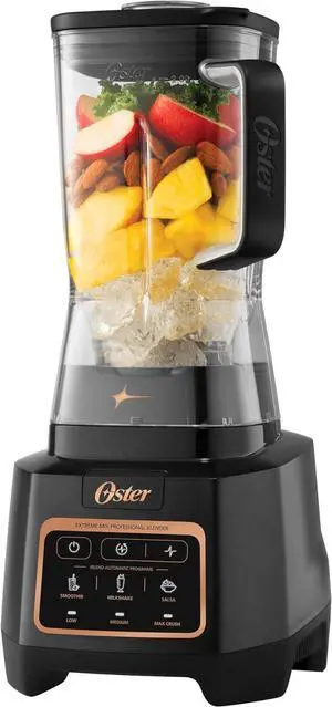Oster Extreme Mix Blender, 1500 Watt High Speed Blender with 10-Point Blade, 64 oz. with Auto Programs