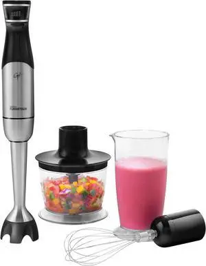 Guy Fieri's Flavortown Immersion Blender with DynamicShaft Technology, 400W & One-Hand Speed Control  Perfect for Soups, Sauces, Smoothies, Baby Food & More  Hand Blender & Electric Whisk