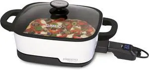 Presto 07118 Tuxedo Digital Precision Skillet Multi-Cooker