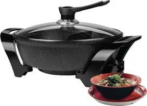 Brentwood SK-72BK hot Pot, 17"x12.5"x9", Black Brentwood SK-72BK hot Pot, 17"x12.5"x9", Black