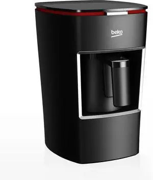 Beko Turkish Coffee Maker, 2 Cups Capacity, 100% BPA Free Turkish Coffee Machine, 120V CookSense Technology, Perfect Taste in 3 Minutes, Turkish Coffee Pot Electric, Black