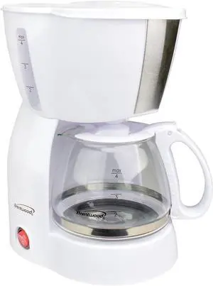 Brentwood Appliances TS-213W 4 Cup Coffee Maker, White