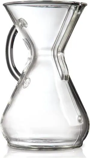 Chemex Pour-Over Glass Coffeemaker - Glass Handle Series - 8-Cup - Exclusive Packaging
