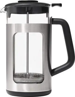 OXO Brew Stainless Steel French Press Coffee Maker  32oz