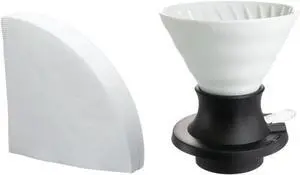 Hario V60 Ceramic Immersion Dripper "Switch", 200ml White