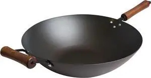 JOYCE CHEN Classic Series 14-Inch Preseasoned Carbon Steel Wok