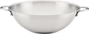 Rachael Ray Professional Stainless Steel Wok/Stir-Fry Pan, Compatible with All Cooktops, Induction Ready, Dishwasher and Metal Utensil Safe, 14 Inch - Stainless Steel Rachael Ray Professional Stainless Steel Wok/Stir-Fry Pan, Compatible with All Cooktops, Induction Ready, Dishwasher and Metal Utensil Safe, 14 Inch - Stainless Steel