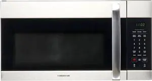 Farberware Over-the-Range Microwave Oven, 1.7 Cu. Ft. - 1000W - Auto Reheat, Multi-Stage Cooking, Melt/Soften Feature, Child Safety Lock, LED Display - Space Efficient & Powerful - Stainless Steel