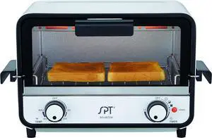 SPT SO-0972W Easy Grasp 2-Slice Countertop Toaster Oven