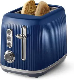 Oster® Retro 2-Slice Toaster with Quick-Check Lever, Extra-Wide Slots, Impressions Collection, Blue