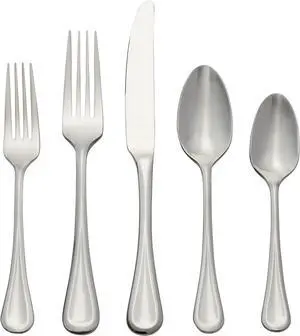Oneida Virage 20 Piece Everyday Flatware Set, Service for 4, 18/0 Stainless Steel, silverware set