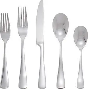 Mikasa 5084413 Serena 20-Piece Stainless Steel Flatware Set, Service for 4