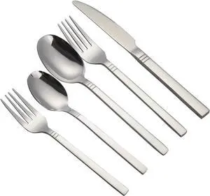 Morcte 80-Piece Stainless Steel Flatware, Service for 16