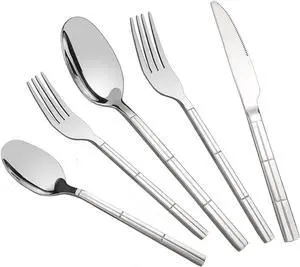 80-Piece Stainless Steel Knife Fork Spoon/Flatware, Service for 16