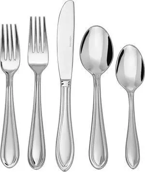 Silverware Set, 20-Piece Stainless Steel Flatware, 18/0 Stainless Steel Utensils, Dishwasher Safe, Modern Tableware for Home & Kitchen Dining (20 pieces for 4) (20)