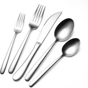 Silverware Set Service For 1260-piece Heavy Duty Stainless Steel Flatware Utensils Cutlery Set, Dishwasher Safe,Mirror Polished,Gift Package Modern Elegant Design for Wedding/House/Hotal