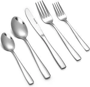 Stainless Steel Silverware Cutlery Set,50- Piece,Service for 10