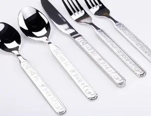 Ranch Brands Stainless Steel Western Flatware/Silverware Set (20 piece) by Cowboy Living