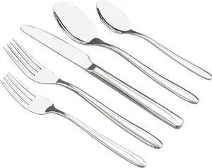 Anbers 80-Piece Stainless Steel Flatware Sets, Service for 16
