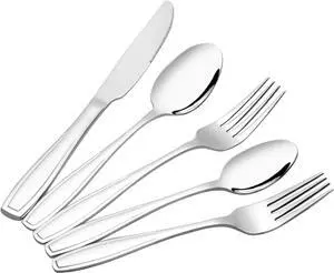 Pekky 40-Piece Silverware Set for 8, Stainless Steel Flatware Cutlery Set for Home Restaurant Hotel