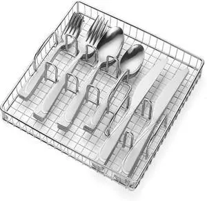 Cambridge 425540CJB2R Mena 40-Piece Flatware Set with Server