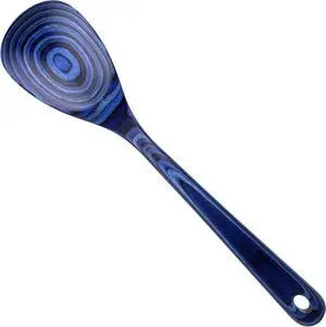 Totally Bamboo Baltique Malta Collection 12-1/2" Wooden Cooking Spoon, Safe for Nonstick
