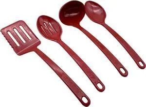 Robinson Ultratemp Cooking Utensil Set Spatula, Slotted Spoon, Ladle, & Spoon