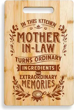 Riviera 6pc Wooden Spoons For Cooking, Mothers Day Gifts for Mom  Great Mother's Day Gifts With Its Unique Design  18 * 12 XL Wooden Cooking Utensils Mothers Day Gift For Mother In Law