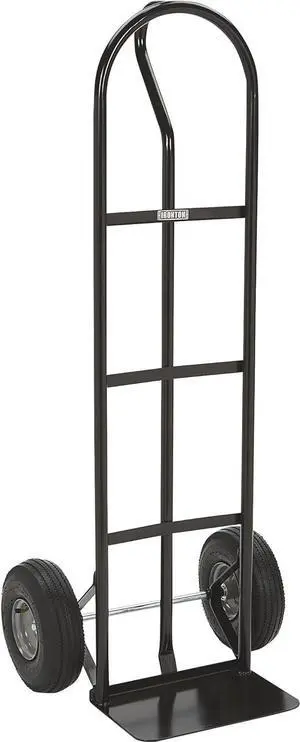 Ironton Steel Pneumatic Hand Truck Dolly - 600-Lb. Capacity, 10in. Tires, Powder-Coat Finish