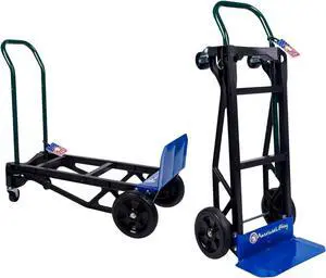 400 lb Capacity Ultra Lightweight Super Strong Nylon Convertible Hand Truck & Dolly