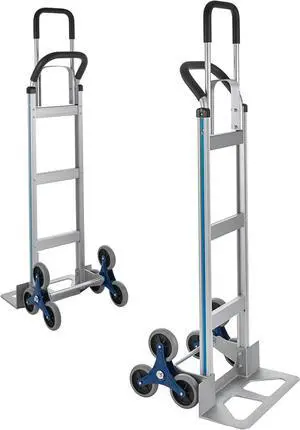 Aluminum Hand Truck Stair Climber Hand Trucks 550 LBS Stair Climbing Hand Truck 60 Inch Aluminum Hand Cart Dolly