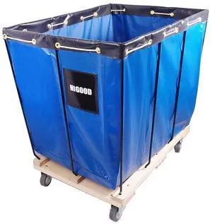 Basket Trucks Blue 12 Bushel Knock Down Truck, 15.0 cu. ft, 600 lb, 36" L X 26" W X 34" H Capacity