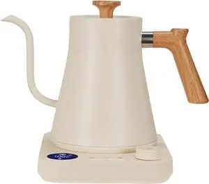 Gooseneck Electric Kettle,Electric Kettles, ±1 Temperature Control, Ultra-Quiet 304 Stainless Steel, for Coffee, Tea & Milk, Auto Boil Detection, 8 Safety Protections & Memory Function(white, 0.9L)