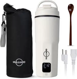 Travel Electric Kettle - 316 Stainless Steel, Portable Tea Kettle & Water Heater, 450ml Portable Water Boiler, 6 Temperature Settings, Auto Shut-Off, Universal Voltage (100-240V)
