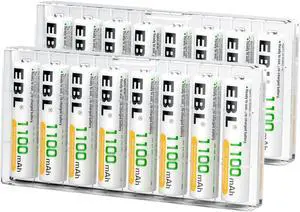 EBL Rechargeable AAA Batteries (16-Counts) Ready2Charge 1100mAh 1.2V Ni-MH Battery