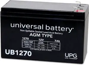 Universal Power Group UPG UB1270-12V 7AH SLA Battery