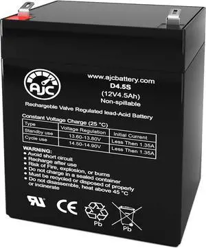 AJC Battery Compatible with Liftmaster Elite Series 8550W 12V 4.5Ah Garage Door Battery