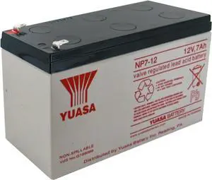 Yuasa Genesis NP7-12 12V/7Ah SLA Battery with F2 Terminal